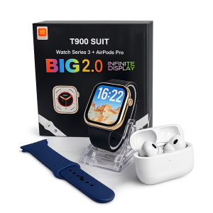 🛍️ T900 Suit Smartwatch + Audífonos Airpods Compatibles con Apple y Android