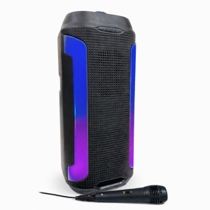 🔊 Bocina Bluetooth CS-4430 con Luces LED + Micrófono Incluido
