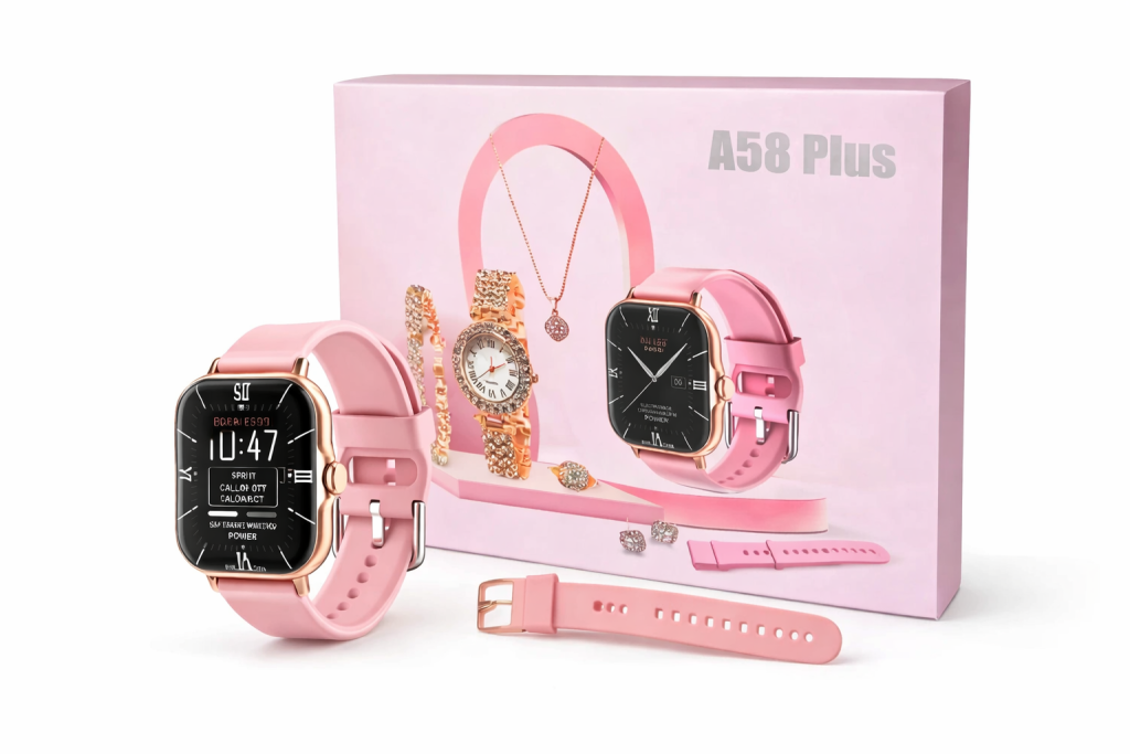 SMARTWATCH A58 PLUS - SET FEMENINO
