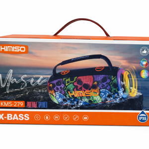 🔊 Bocina Portátil Kimiso KMS-279 X-BASS – Potencia, Estilo y Resistencia